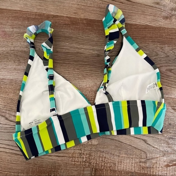Aerie Striped Triangle Swim Top - Picture 5 of 6